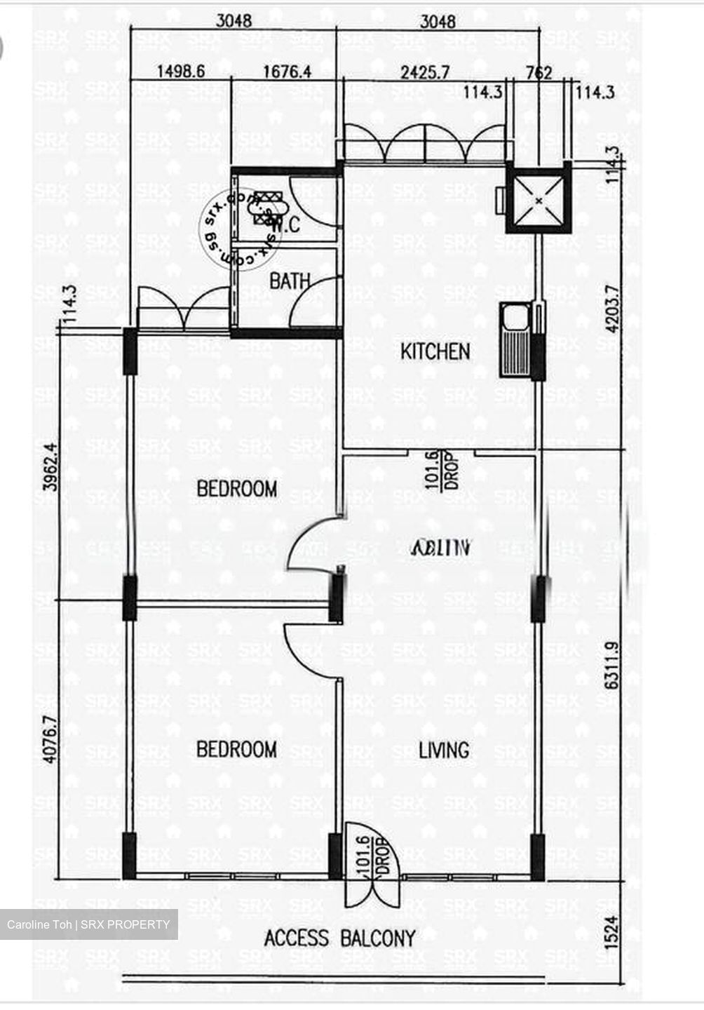 Blk 536 Bedok North Street 3 (Bedok), HDB 3 Rooms #587757591